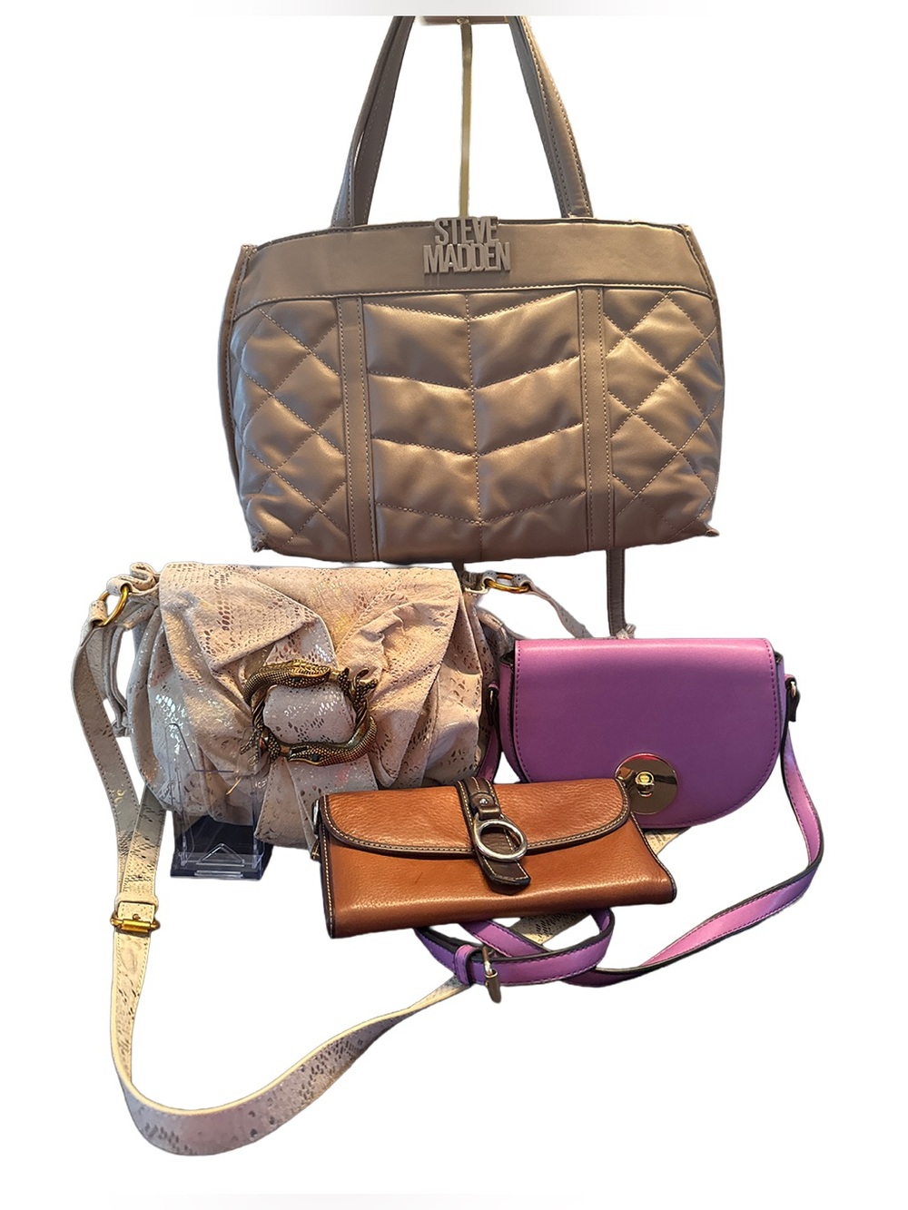 Rehab needed for Dooney Wallet, Sharif Purse, Steve Madden & Mondani Purse